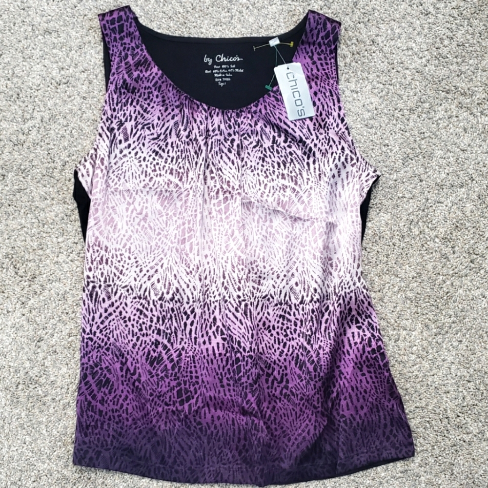 100% Silk Chico's Blouse